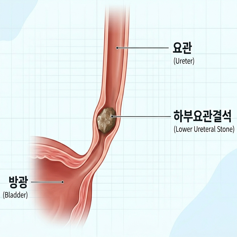 하부 요관 결석