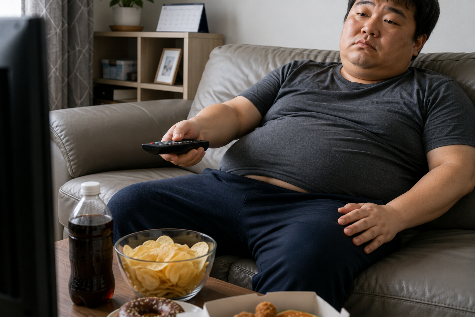 운동 부족 비만